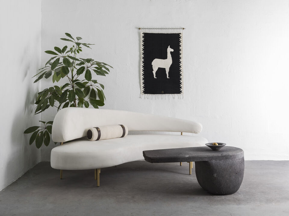 LLAMAS Sheep Wool Handwoven Tapestry