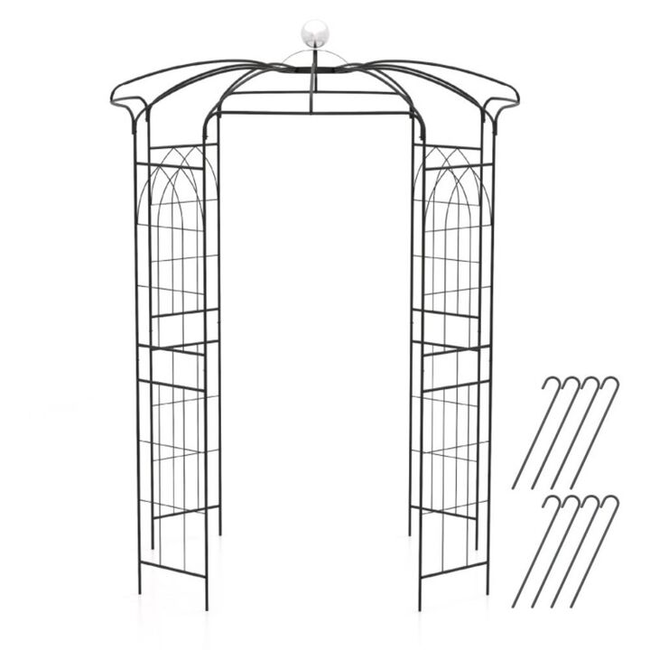 Hivvago Birdcage Shape Gazebo for Climbing Plants and Wedding Ceremony Decoration