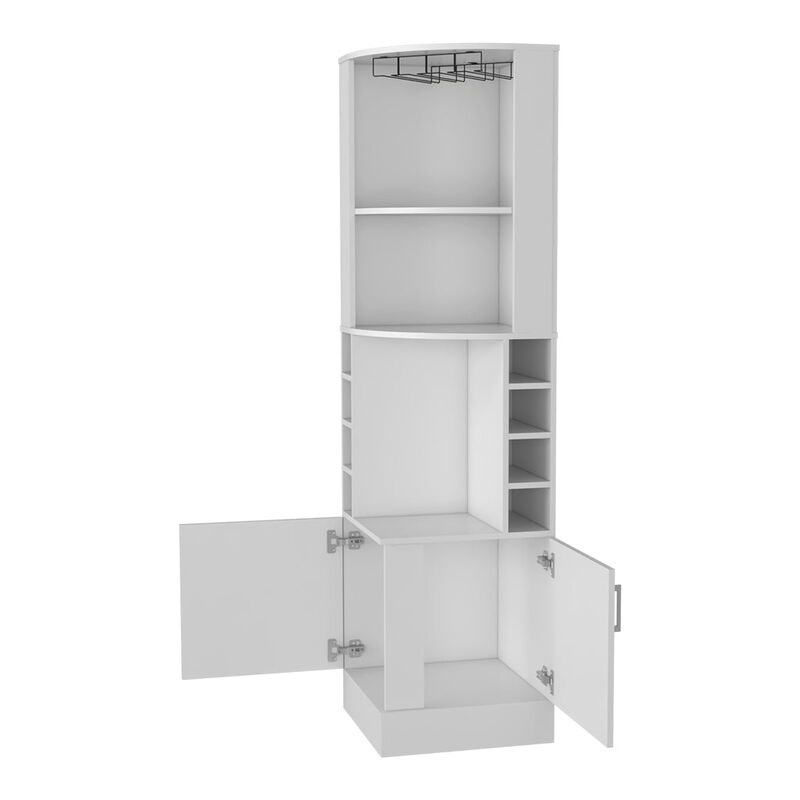 Seattle Corner  Bar Cabinet