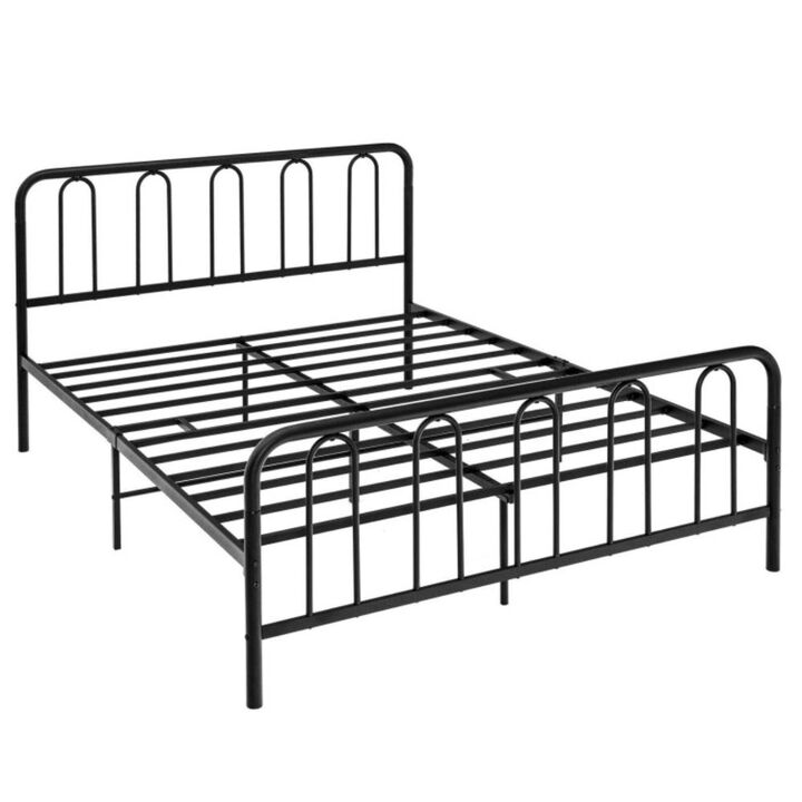 Hivvago Metal Bed Frame with Headboard and Footboard Hivvago Metal Bed Frame with Headboard and Footboard