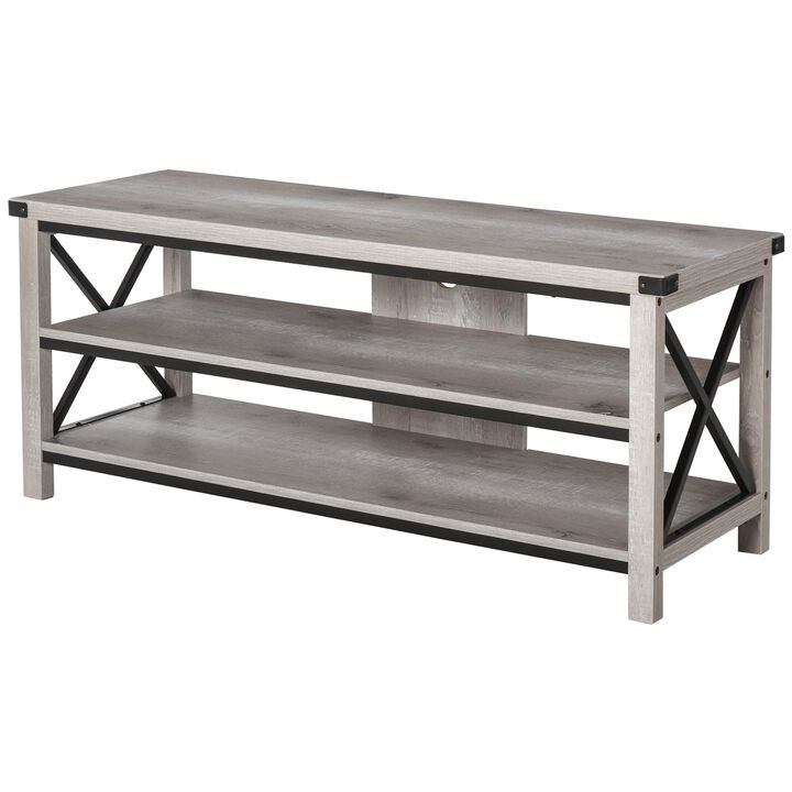 Entertainment Hub: Console TV Stand for 60" TV with Cable Management