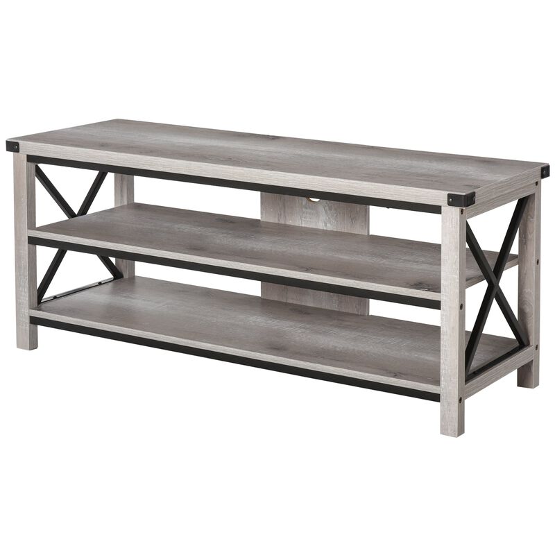 Entertainment Hub: Console TV Stand for 60" TV with Cable Management