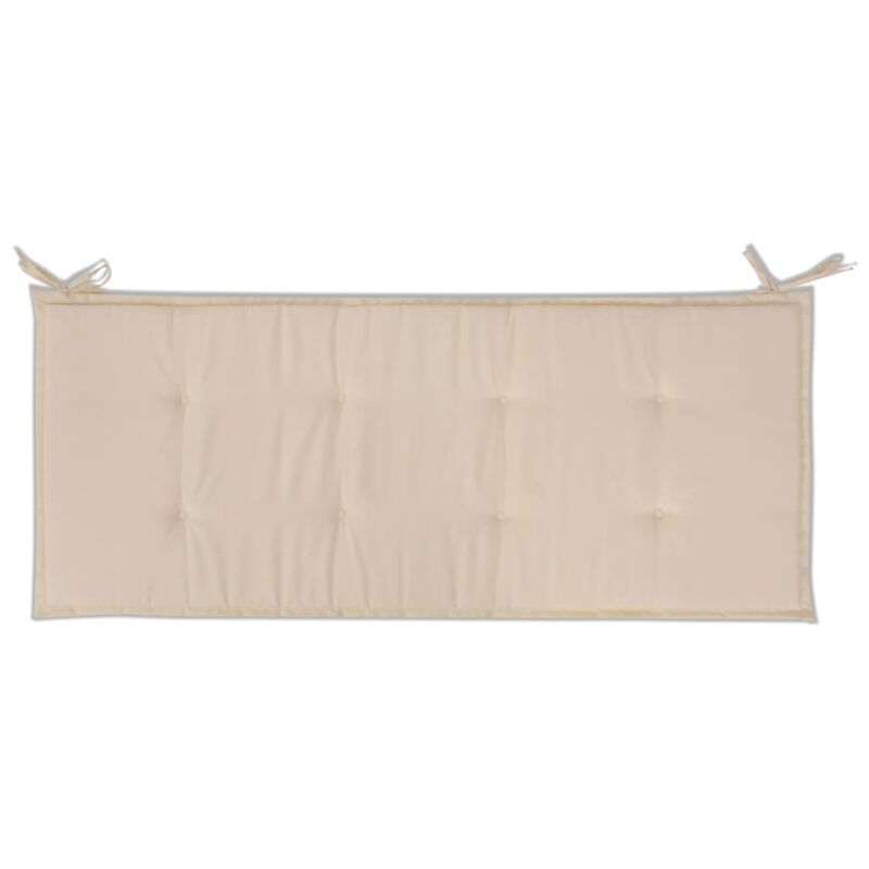 vidaXL Garden Bench Cushion Cream 47.2"x19.7"x1.18"