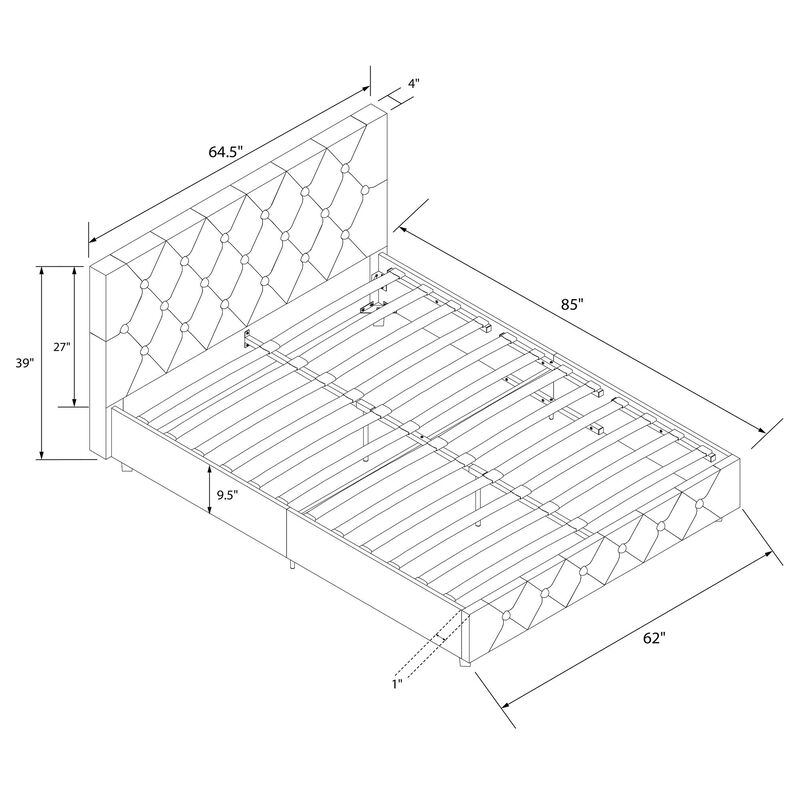 Dana Upholstered Bed