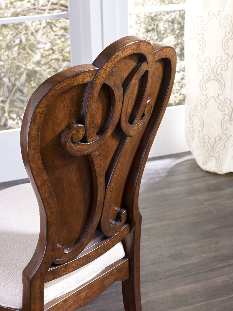 Leesburg Upholstered Side Chair in Beige