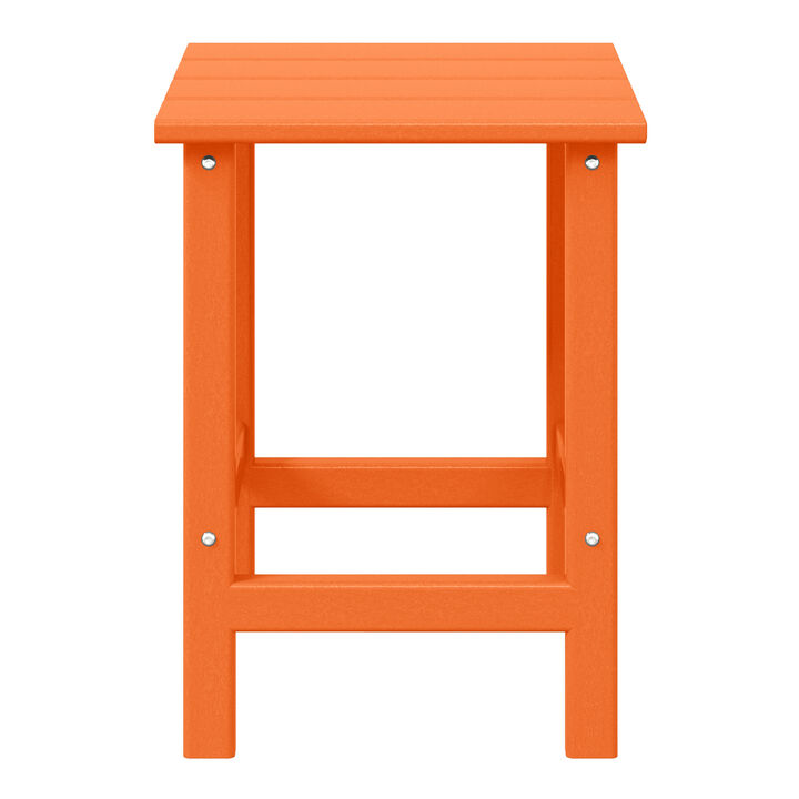 WestinTrends Westintrends 14" square outdoor Side table for Adirondack chair