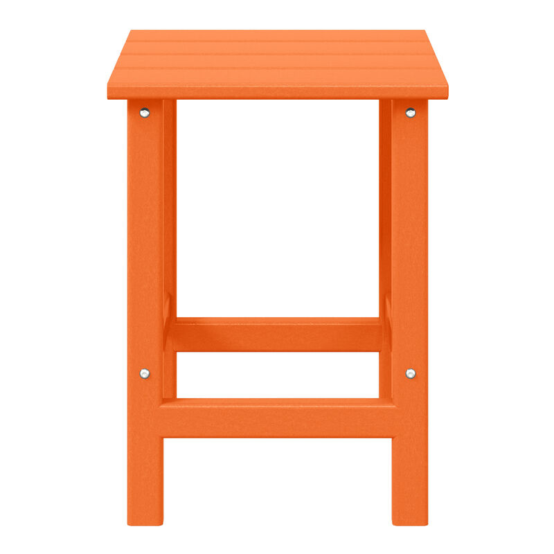 WestinTrends Westintrends 14" square outdoor Side table for Adirondack chair