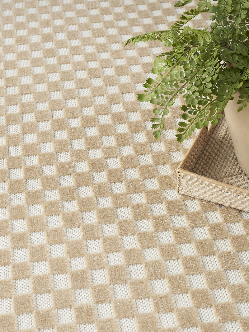 Care Free CAF02 Taupe 9'2" x 12' Rug