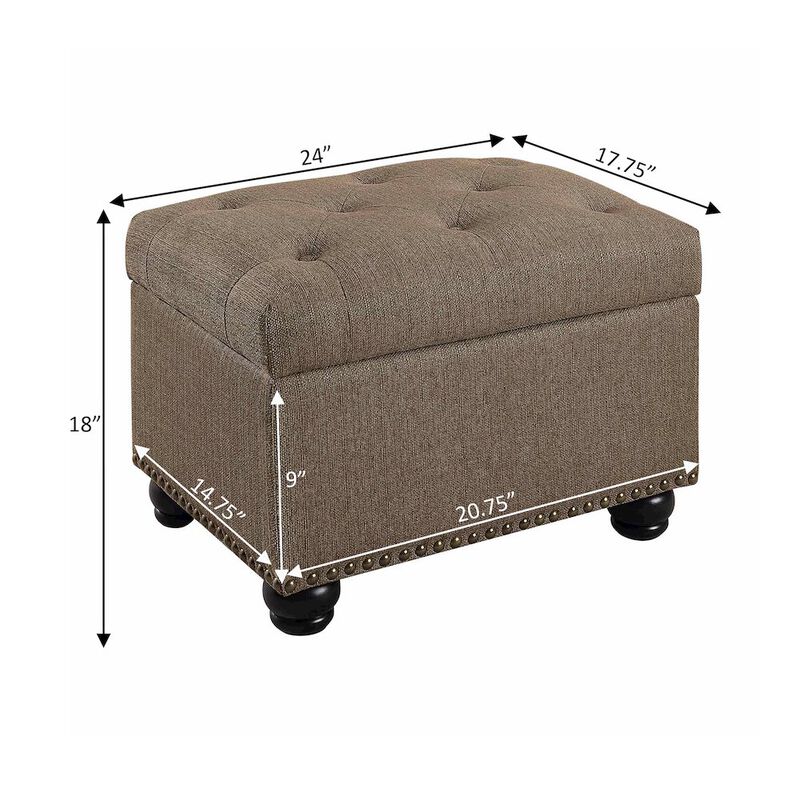 Convience Concept, Inc. Designs4Comfort 5th Avenue Storage Ottoman