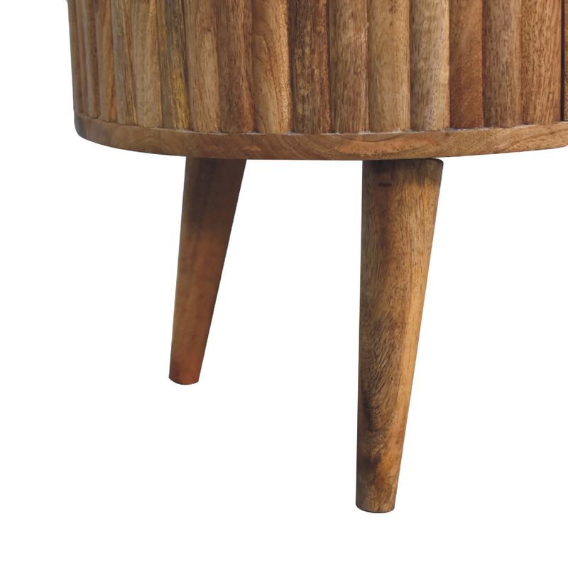Stripe  Solid Wood 1 Drawer Coffee Table