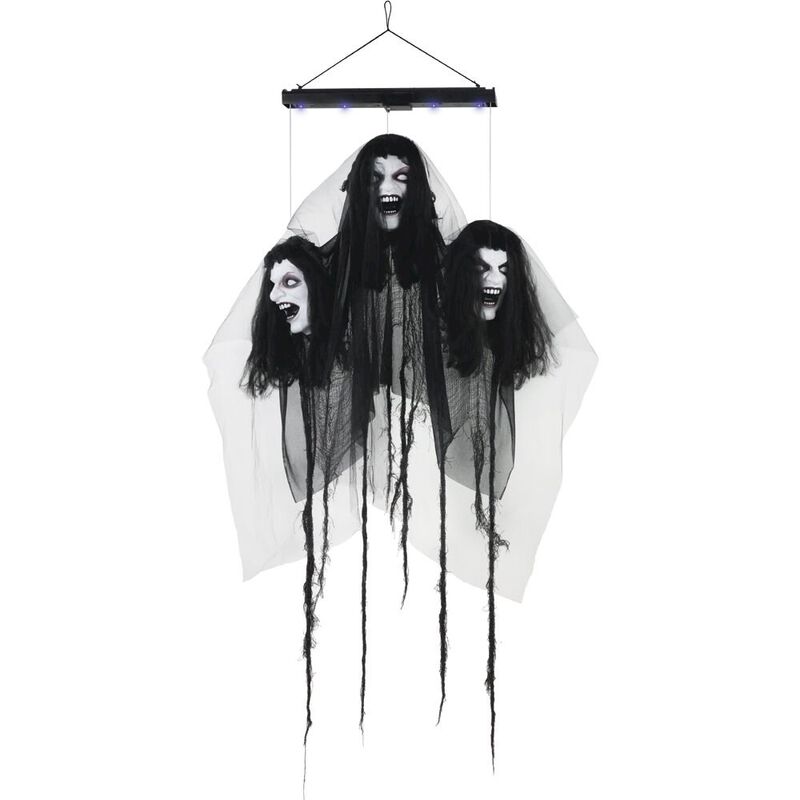 Haunted Hill Farm 3FT Hanging Floating Bride Heads