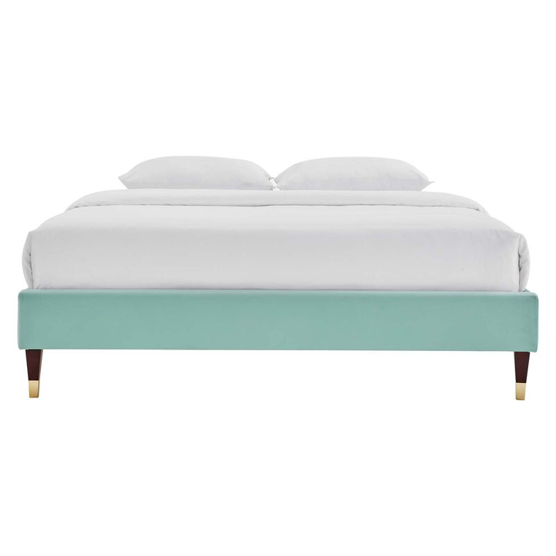 Modway - Harlow Queen Performance Velvet Platform Bed Frame