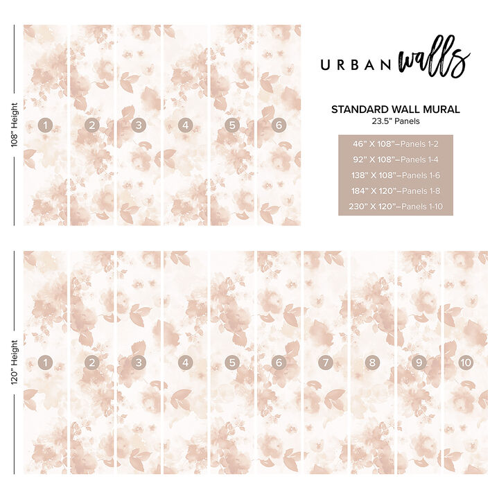 Marigold Mural in Blush