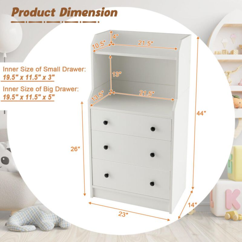 Hivvago Modern Storage Dresser with Anti-toppling Device