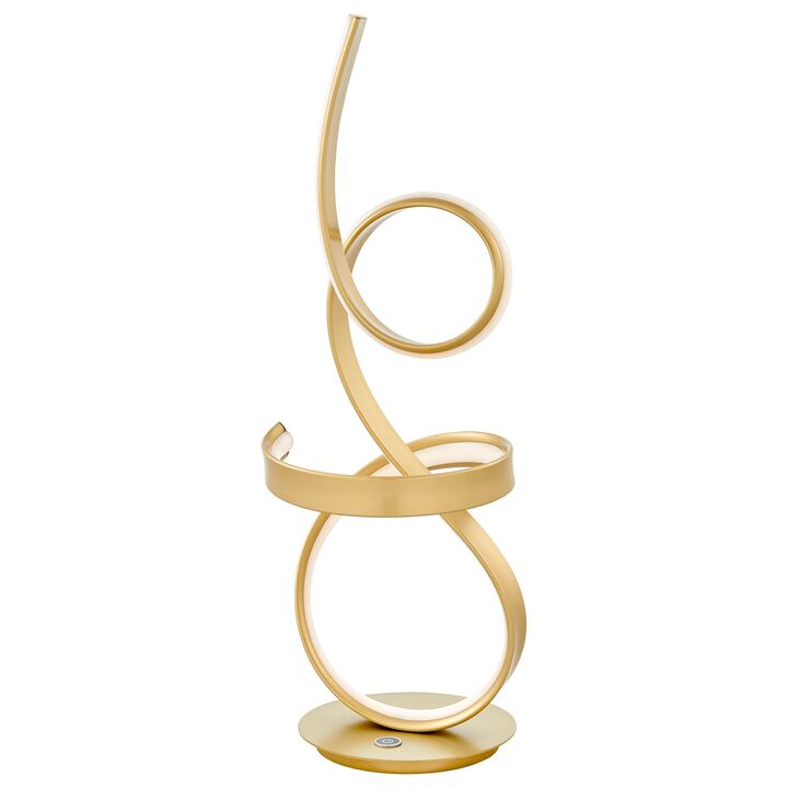 Amsterdam Table Lamp Gold Metal Dimmable Integrated LED