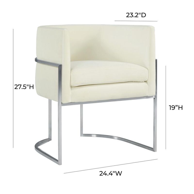 Belen Kox Glam Velvet Silver Leg Dining Chai, Belen Kox