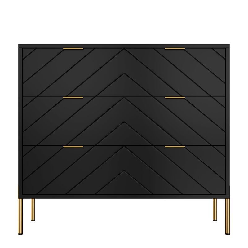 3-Drawer Dresser Chest Cabinet