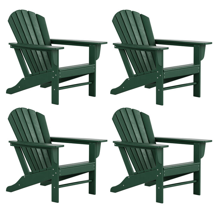 WestinTrends Outdoor Patio Adirondack Chair (Set of 4)