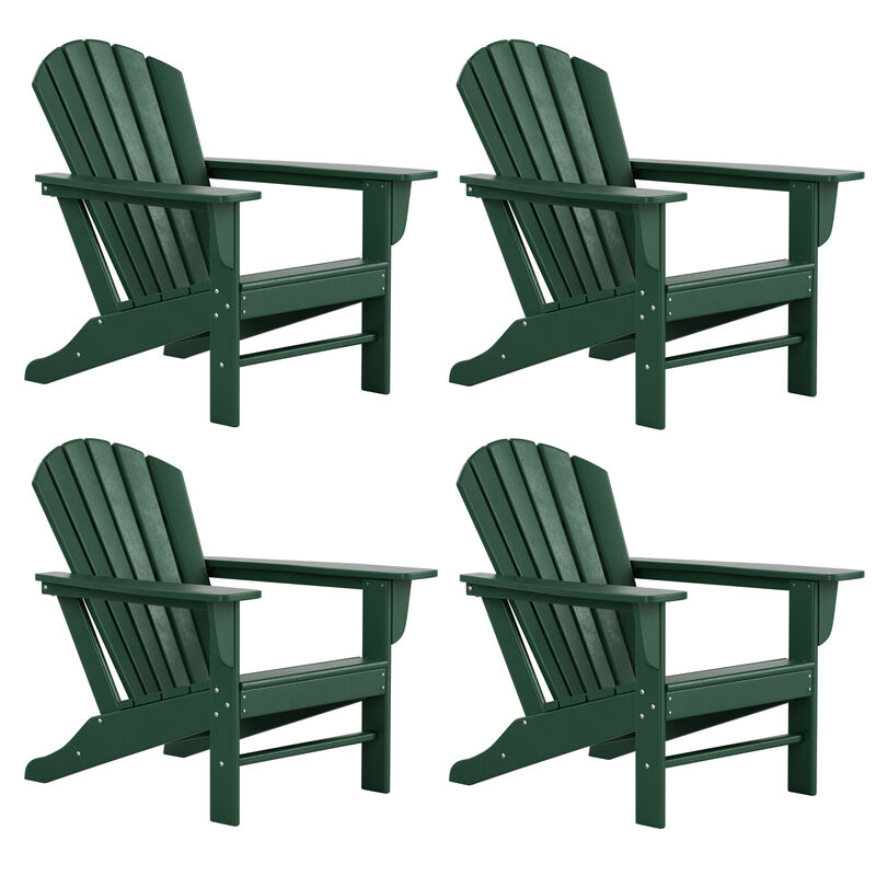 WestinTrends Outdoor Patio Adirondack Chair (Set of 4)