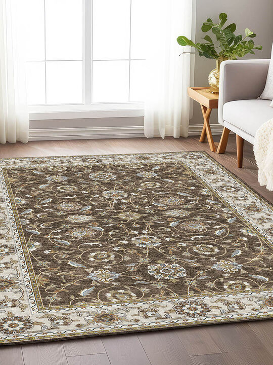 Hatay HY1 Chocolate 5' x 7'6" Rug