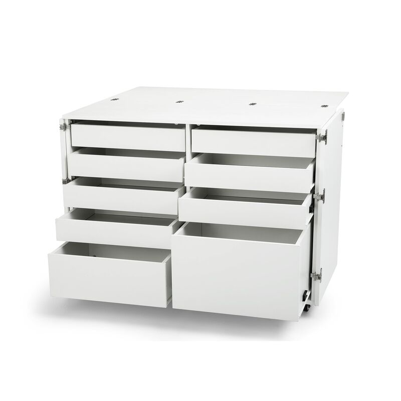 Dingo Storage Cabinet & Cutting Table Ash White