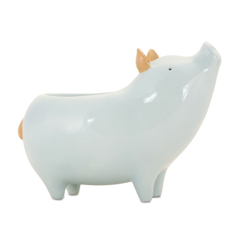 Set of 4 Chic Pig Planters – Unique Pig Planters for Indoor, Outdoor, and Garden Decor