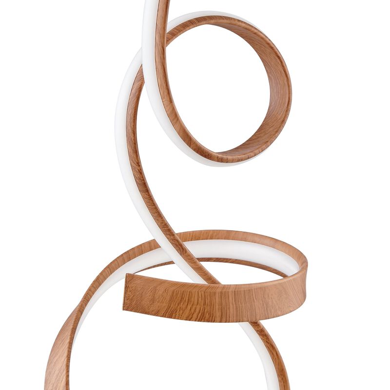 Amsterdam Table Lamp Light Wood Metal Dimmable Integrated LED