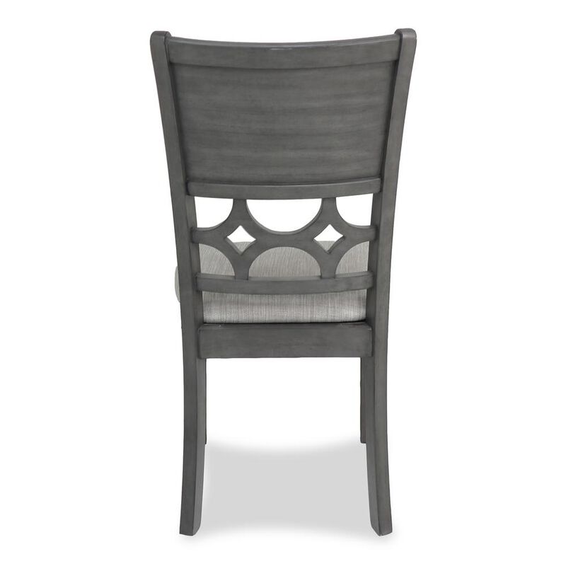 New Classic Furniture Furniture Mitchell 5-Piece Transitional Wood Dining Set in Gray