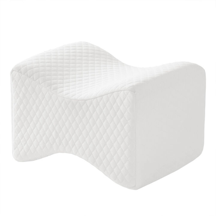 Gracie Mills Brittany Solid Contour Memory Foam Knee Pillow