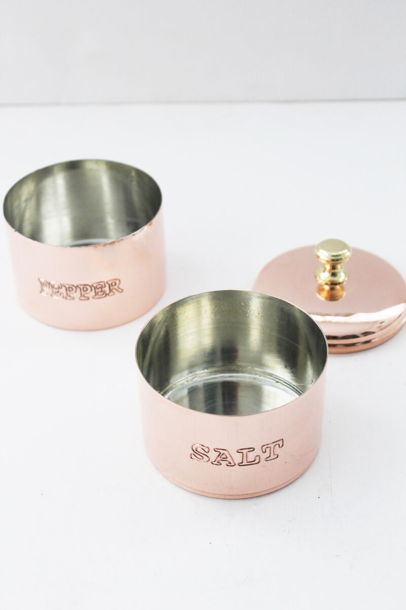 Coppermill Kitchen Vintage Inspired Salt & Pepper Cellar
