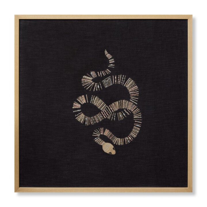 Snake Eyes Beige Wall Art