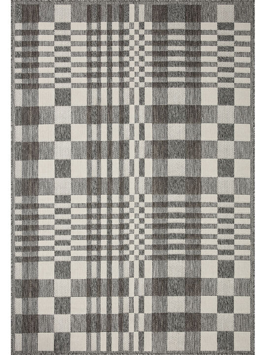 Rainier RAI04 Ivory/Pebble 3'11" x 5'11" Rug