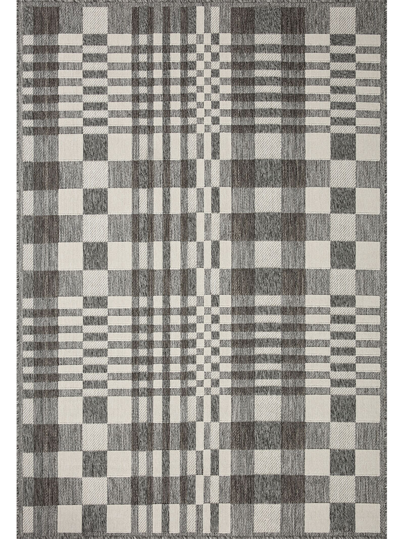 Rainier RAI04 Ivory/Pebble 3'11" x 5'11" Rug