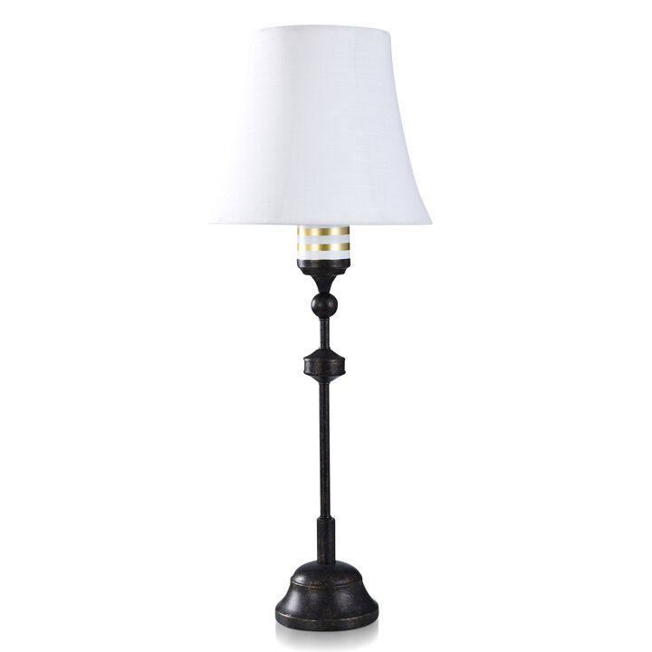 Smooth Bronze Metal Lamp