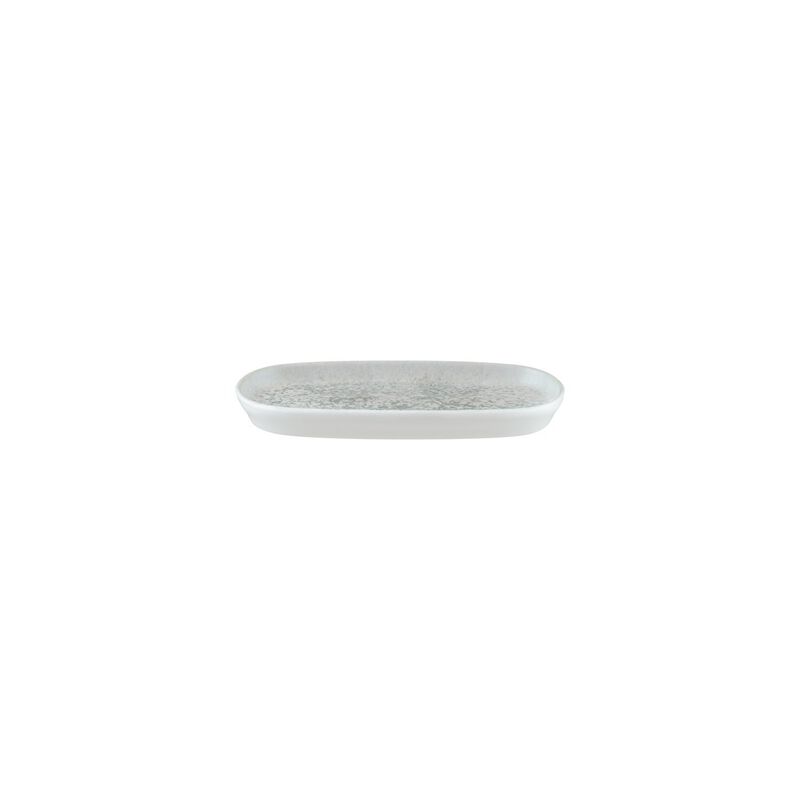 Luna Ocean 8.5" x 4" x h:0.75" Oval Decorated Porcelain Platter (Set of 2)