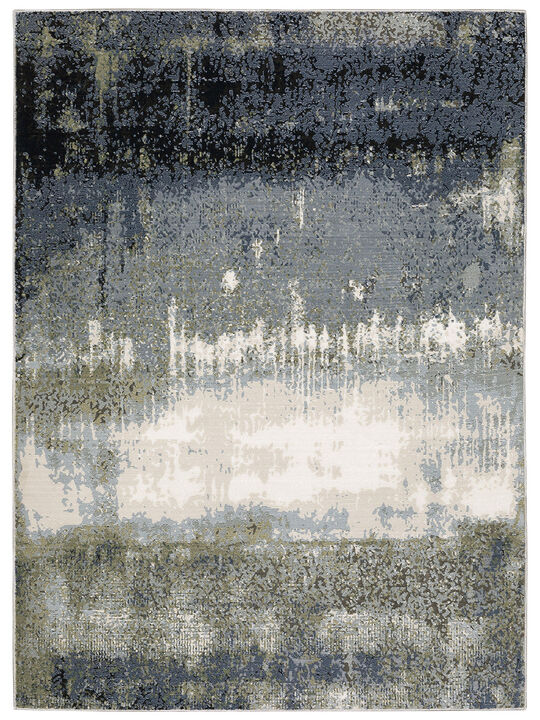 Caravan 3'3" x 5' Blue Rug
