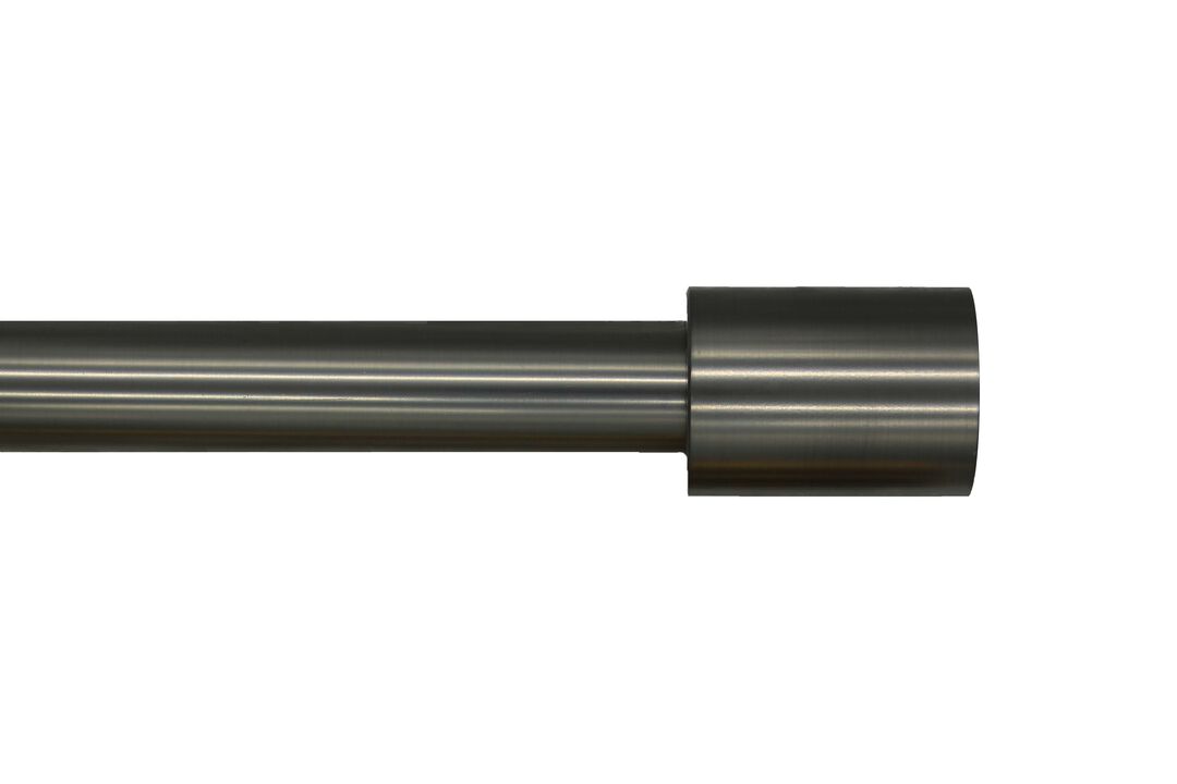 Linen Avenue Cylinder Double Window Curtain Rod Set