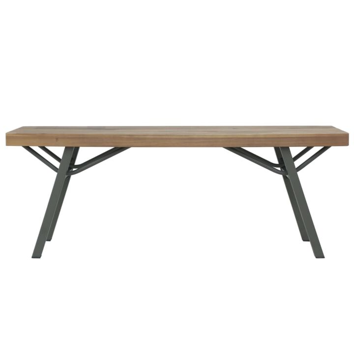 vidaXL Garden Bench 47.2" Solid Acacia Wood