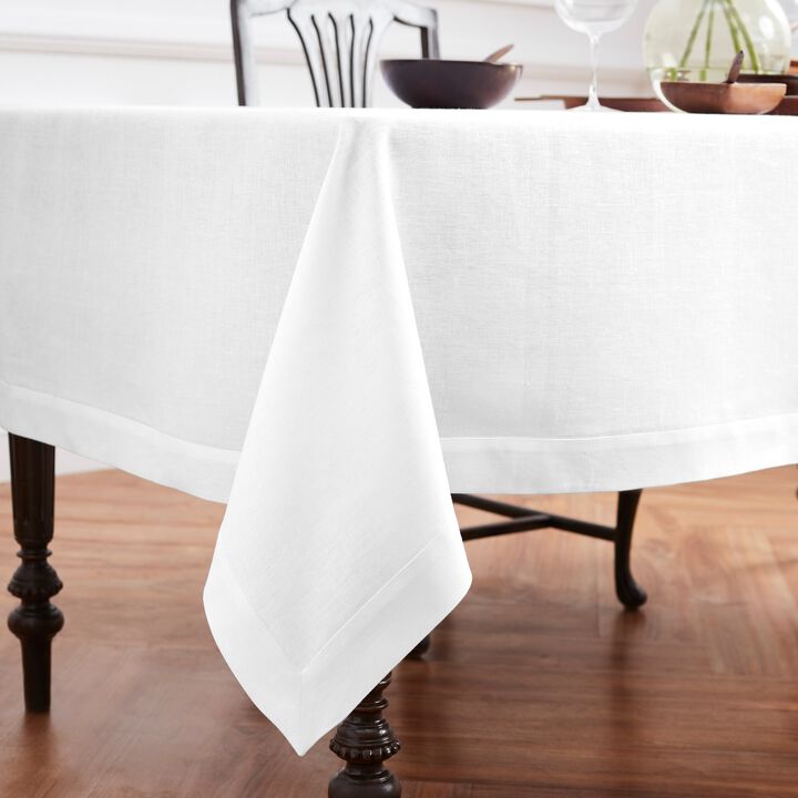 Solino Home 100% Pure Linen Tablecloth | Diana Medium Weight