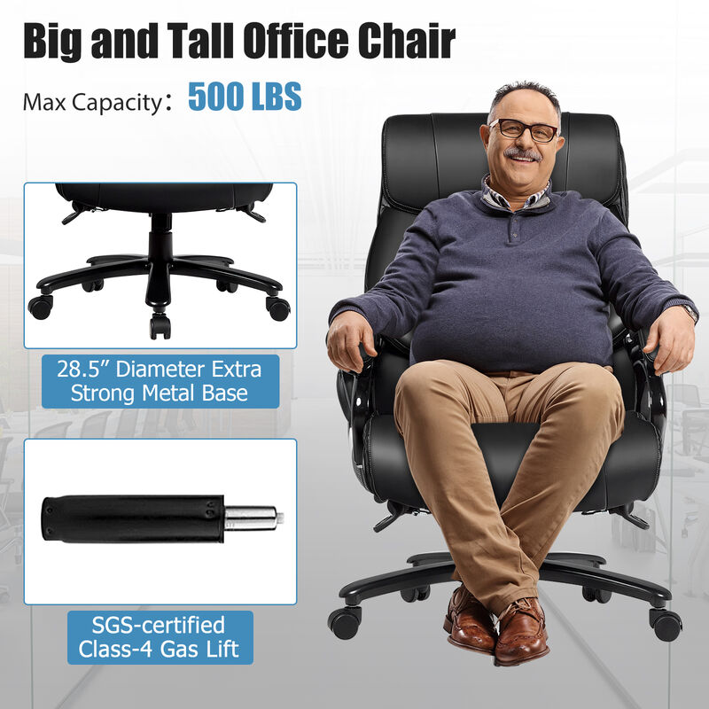 400lb PU Leather Massage Office Chair