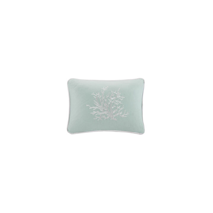 Gracie Mills Douglass Coastal Cotton Jacquard Oblong Pillow