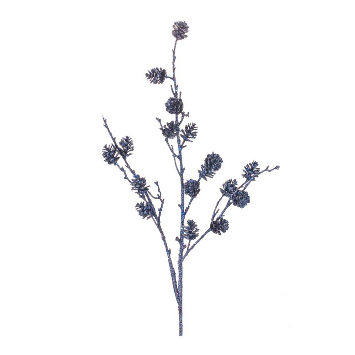 Pine Cone Twig Spray Set of 6 - 39 Inches of Rustic Holiday Style