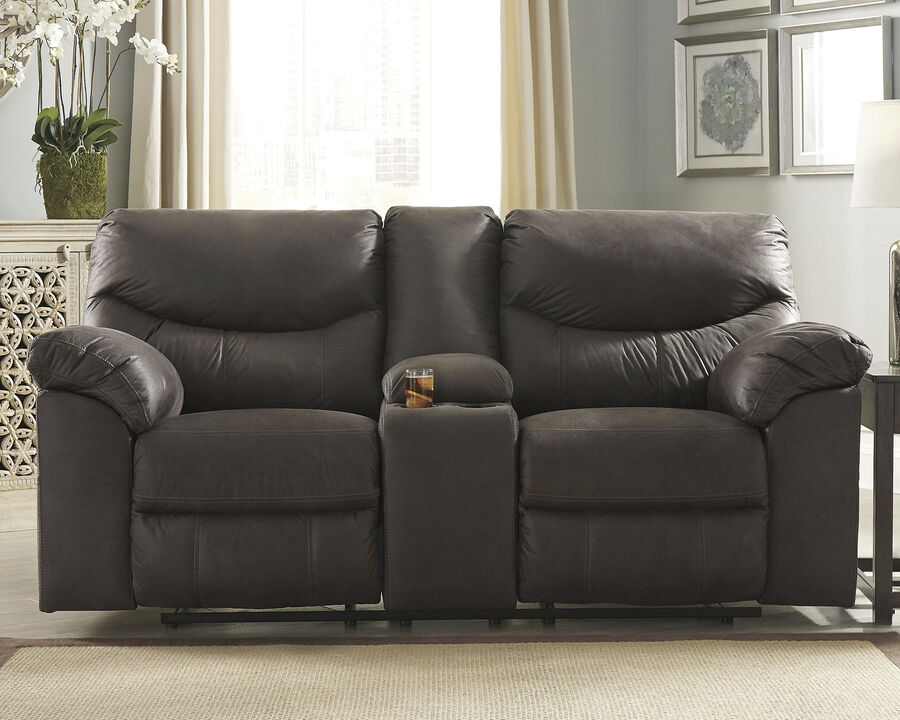 Boxberg Reclining Loveseat W/Console