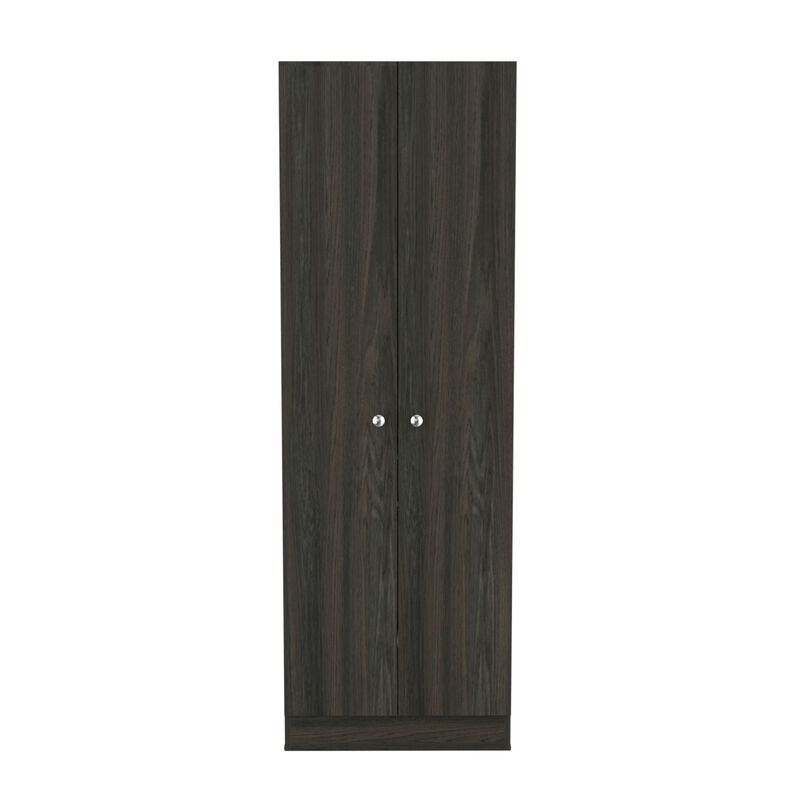 Multi Storage Cabinet, Double Door, Five Shelves - Espresso Black