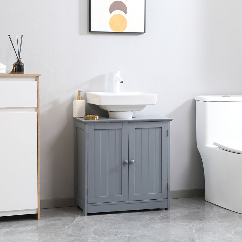 Bathroom Under Sink Vanity Cabinet Multipurpose Space Saver Storage Organizer