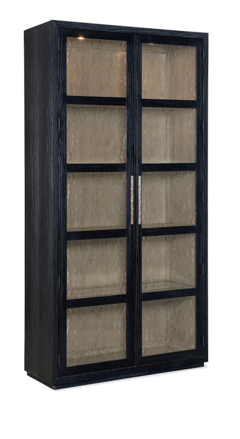 Linville Falls Shou Sugi Ban Curio Cabinet