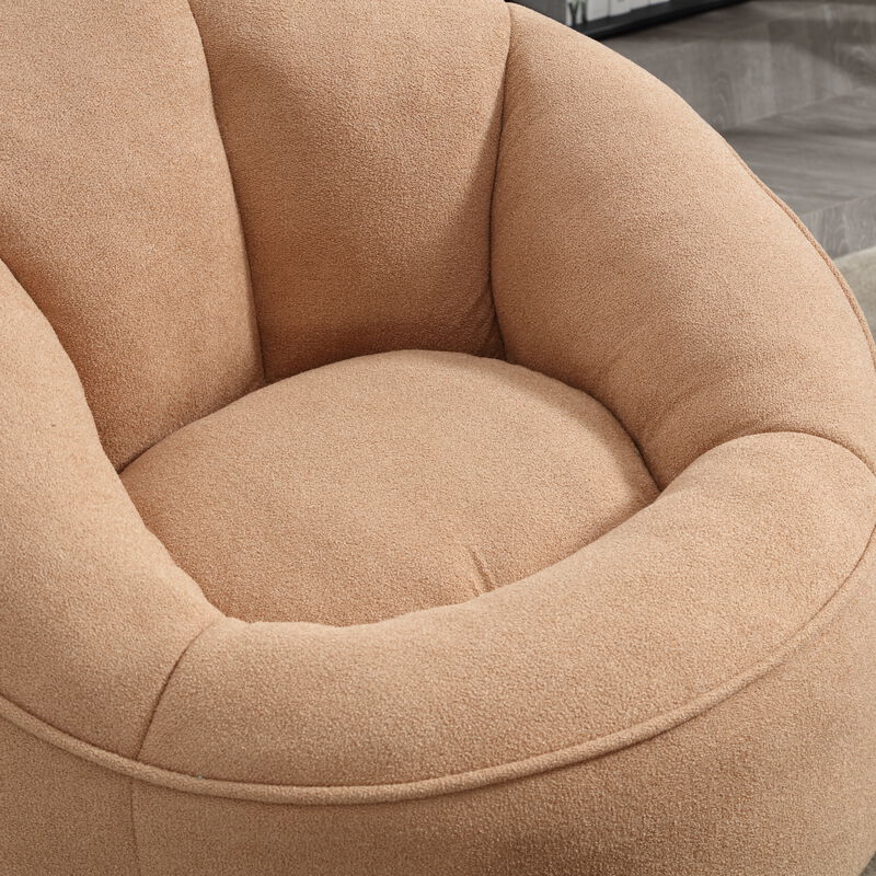 Merax Bean Bag Sofa Accent Chair with Footrest
