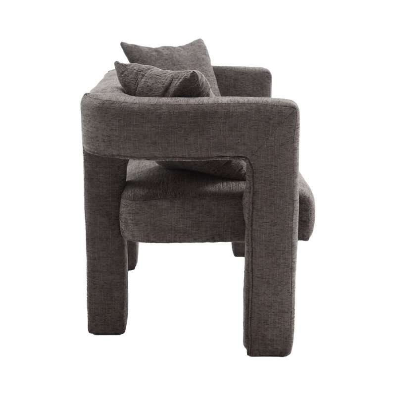Merax Modern Chenille Loveseat Sofa
