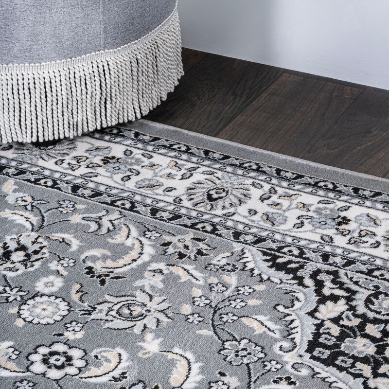 Palmette Modern Persian Floral Area Rug