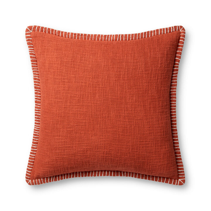 PLL0109 Orange 22''x22'' Poly Pillow